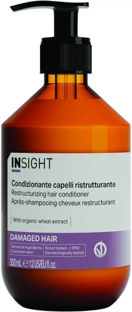 Insight Damaged Hair Restructurizing Conditioner кондиціонер для відновлення пошкодженого волосся 350мл (скло)